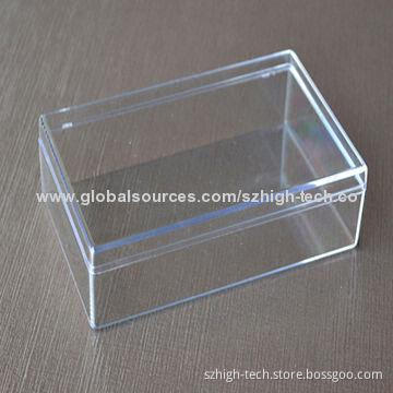 Plastic clear box for packing and holding small parts